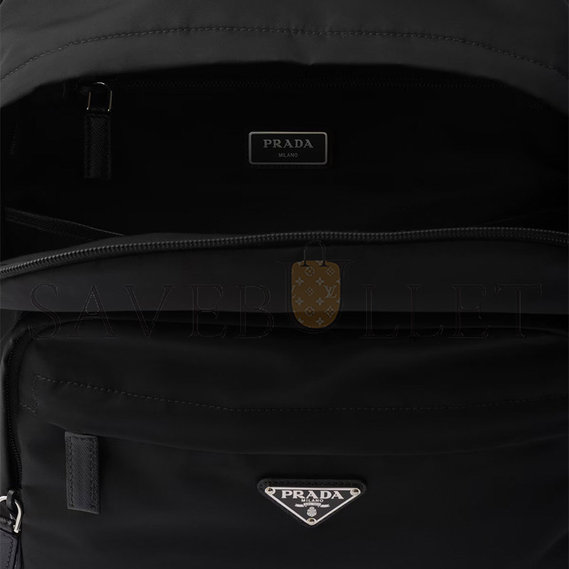 PRADA RE-NYLON AND SAFFIANO LEATHER BACKPACK 2VZ048 (43.5*31*20cm)